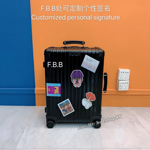 RIMOWA行李箱四輪拉杆箱 日默瓦RIMOWA X上海城市系列旅行箱 定制系列定制個性簽名 gdx1374